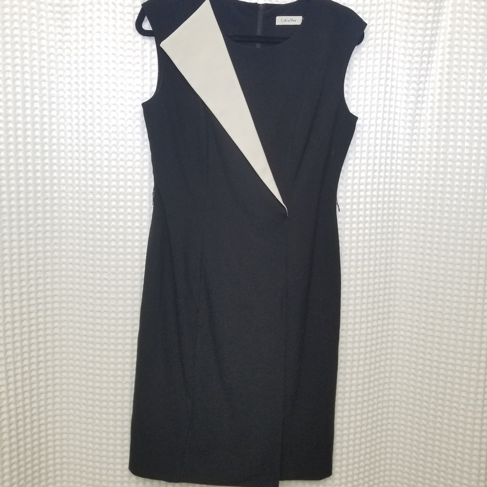 Black and white Calvin Klein dress